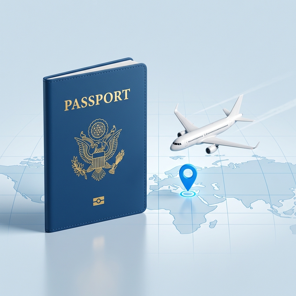 Visa & Passport Illustration